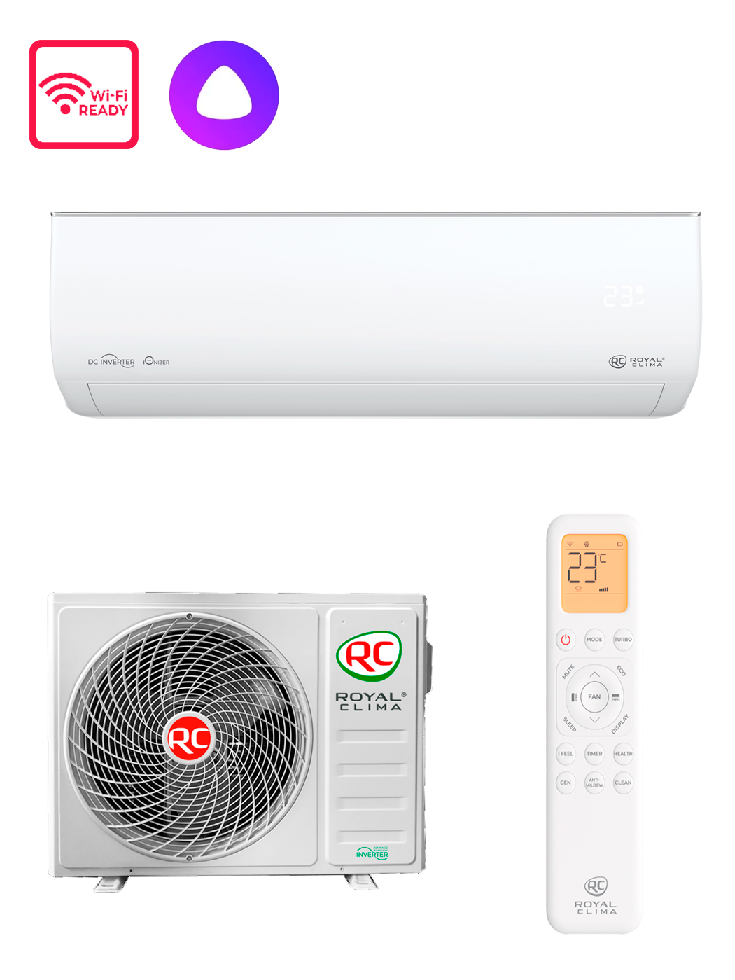 RCI-GLE55HN (GLORIA Inverter 2026 Wi-Fi ready)